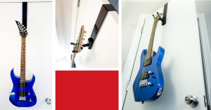 over the door guitar hanger